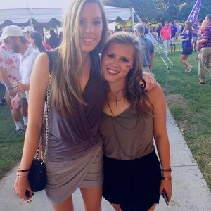 Young Fabulous & broke wrap dress